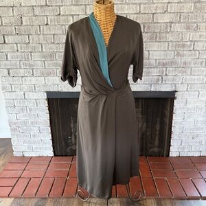 Max Mara Italy Silk Elegant Wrap Dress 12